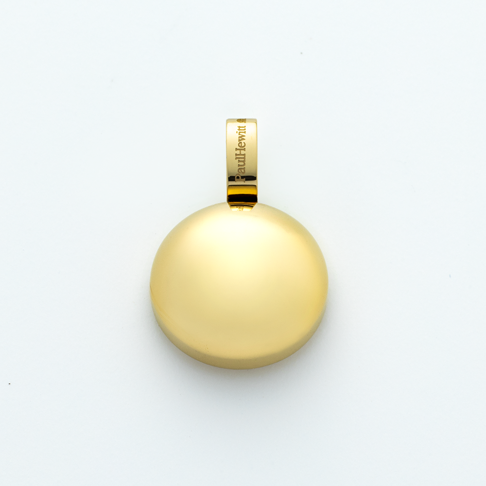 Hemisphere Pendant Gold