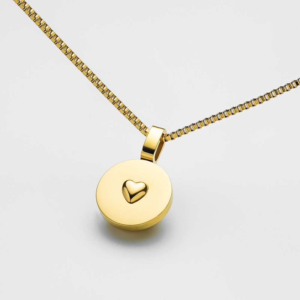 Set Hemisphere Pendant Halskette Gold