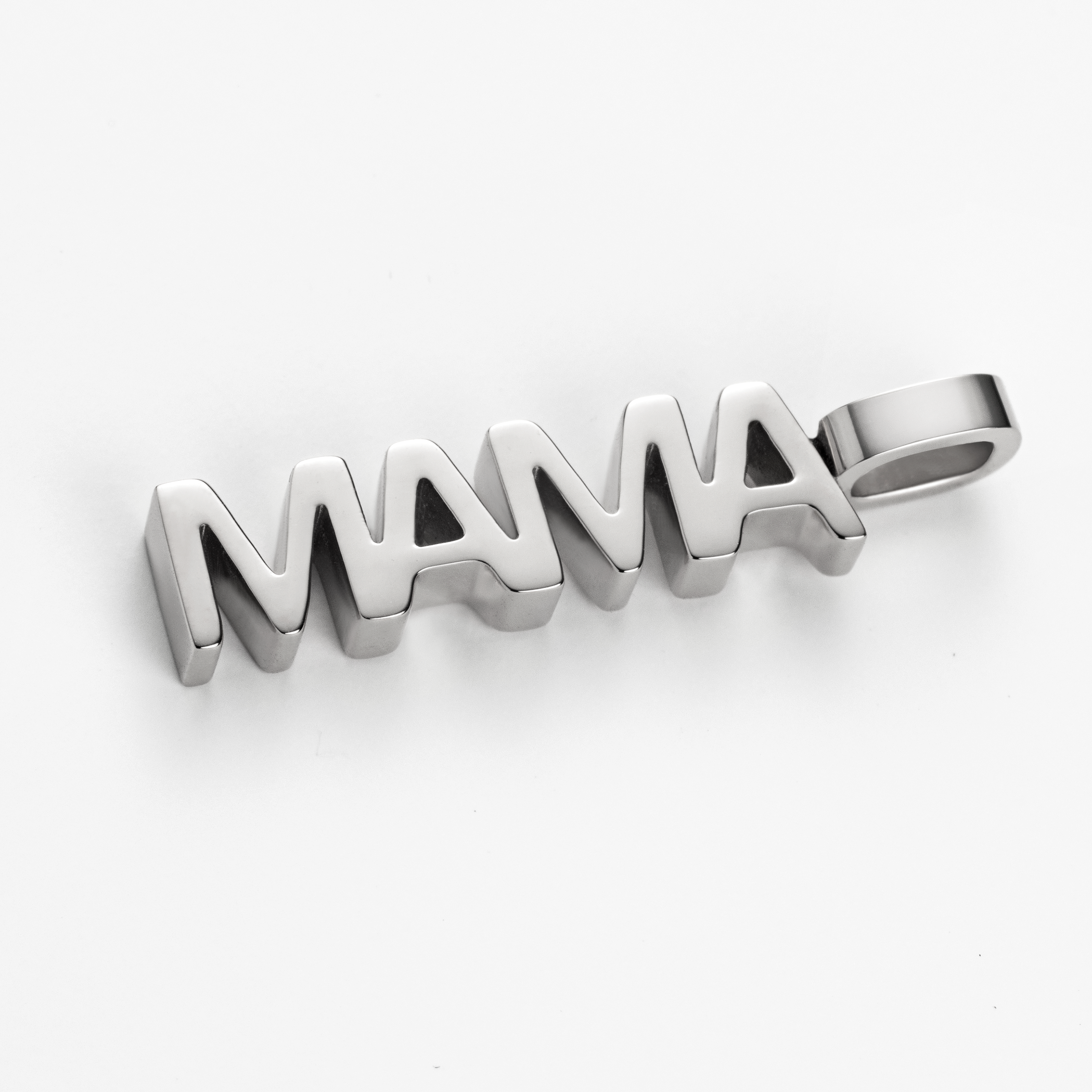 Set Mama Pendant und Halskette Silber