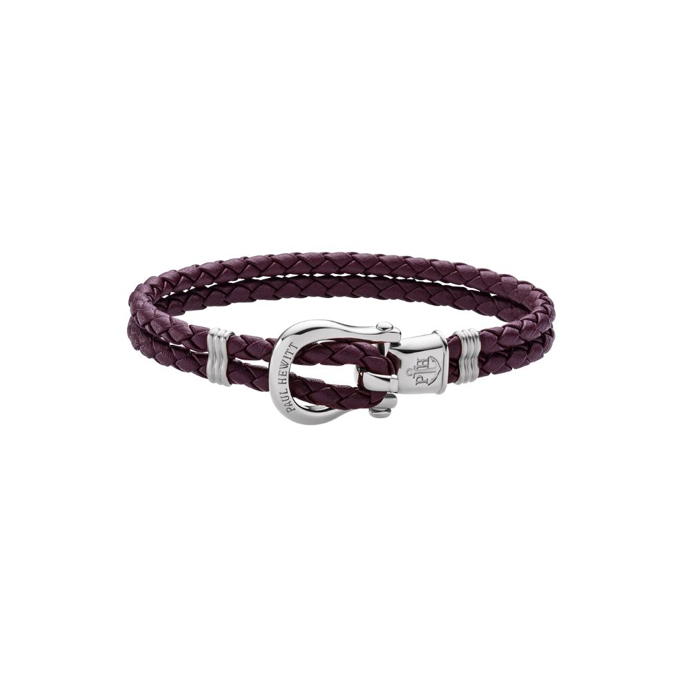Armband Phinity Silber Dark Mauve