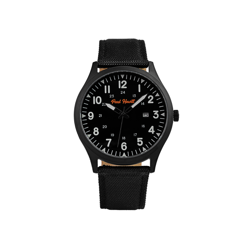 Paul Hewitt Captain's Field Watch Midnight black