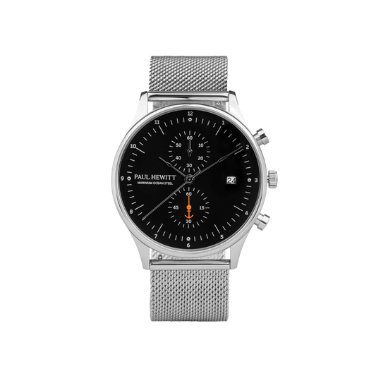 Chrono Quartz Mesh silver