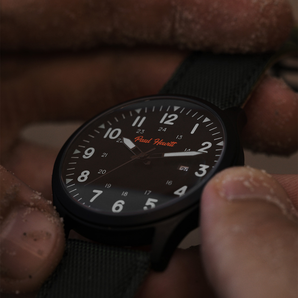 Captain's Field Watch Midnight black