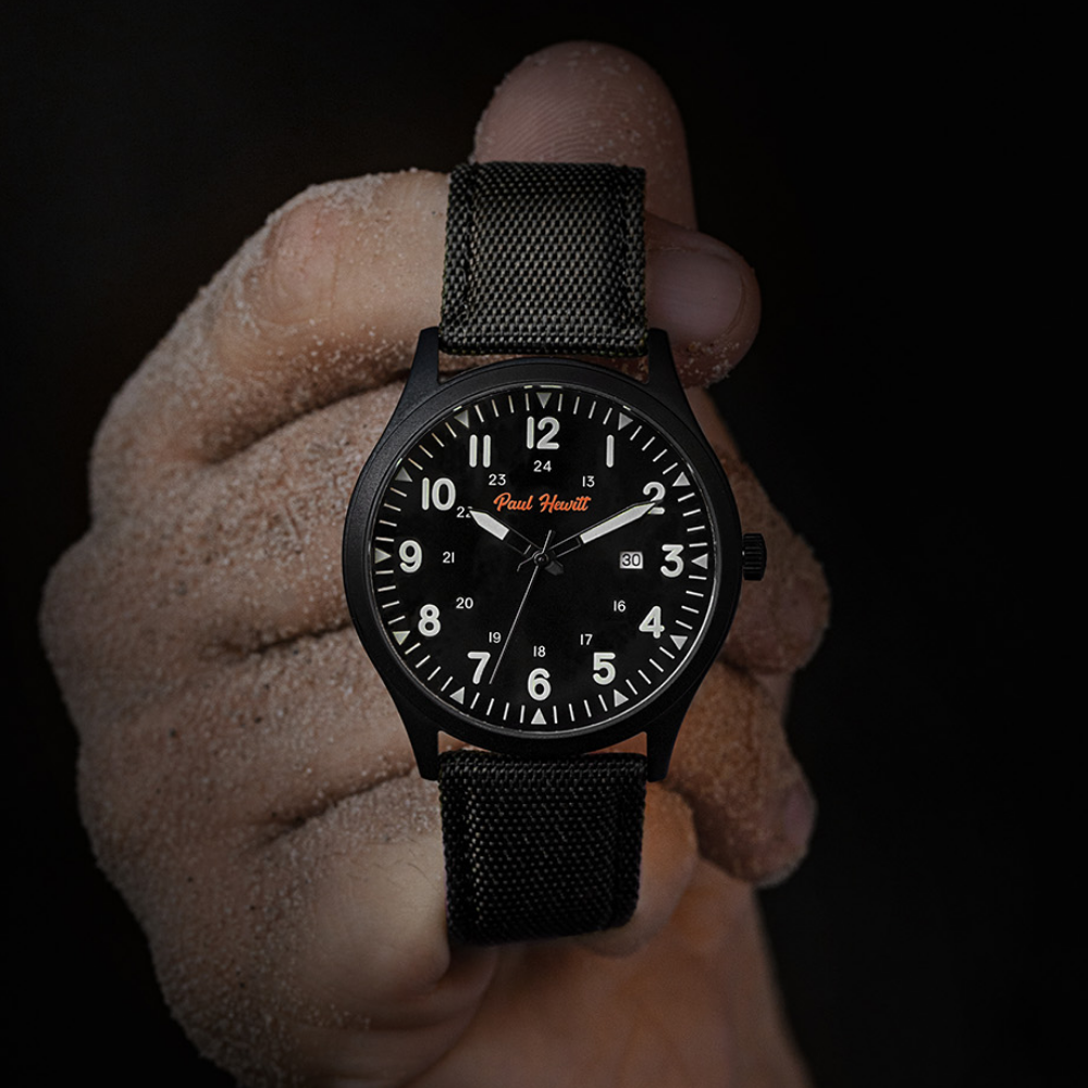 Captain's Field Watch Midnight black