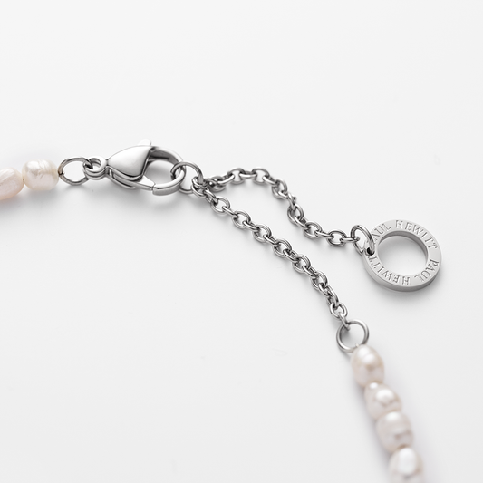 Collier de perles en argent