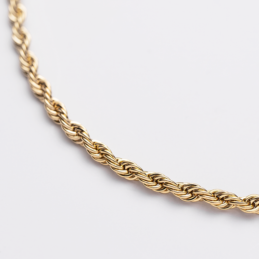 Rope Chain Armkette Gold