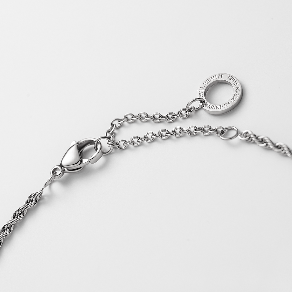 Set Taurus Charm und Halskette Silber