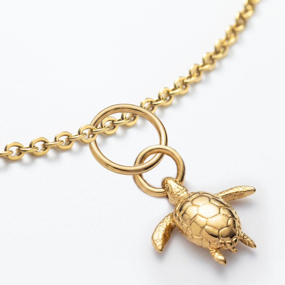 Turtle Collier Or