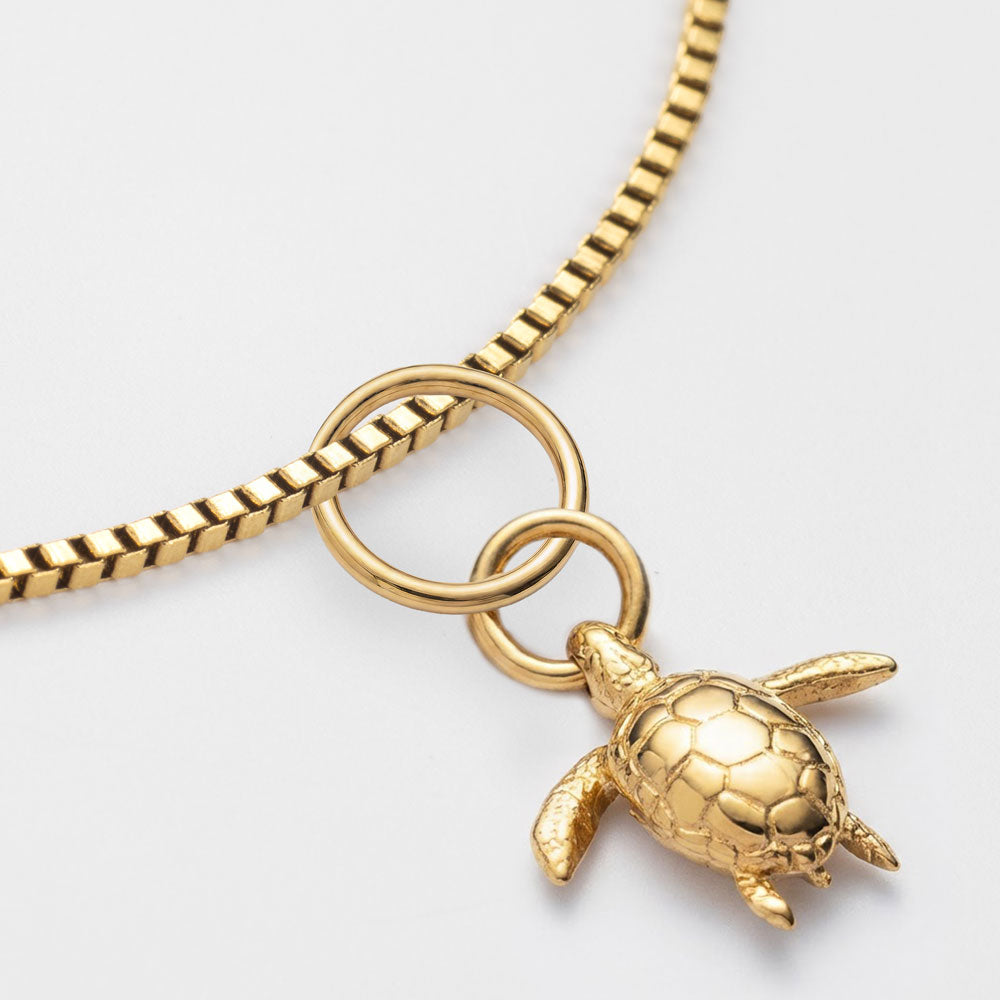 Turtle Collier Or