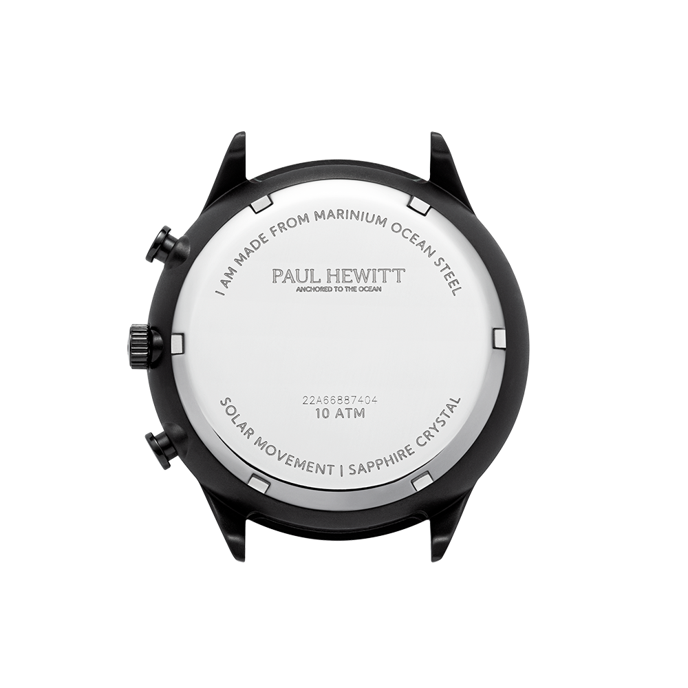 Chrono Uhr Schwarz Weiß