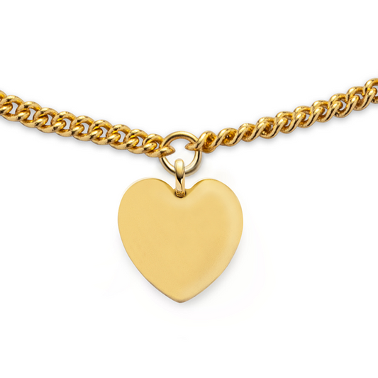 Ocean Heart Armkette Gold