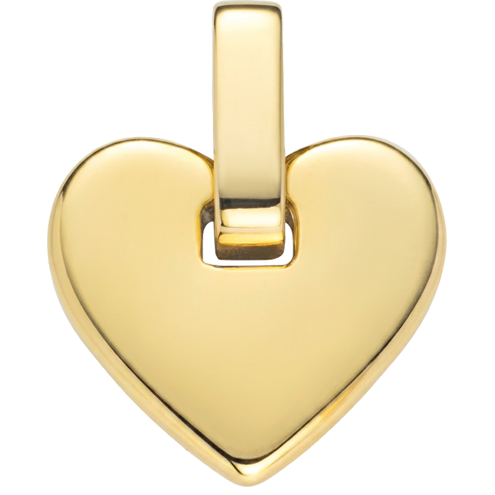 Heart Necklace Gold
