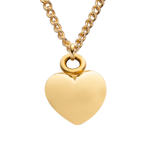 Ocean Heart Collier Or