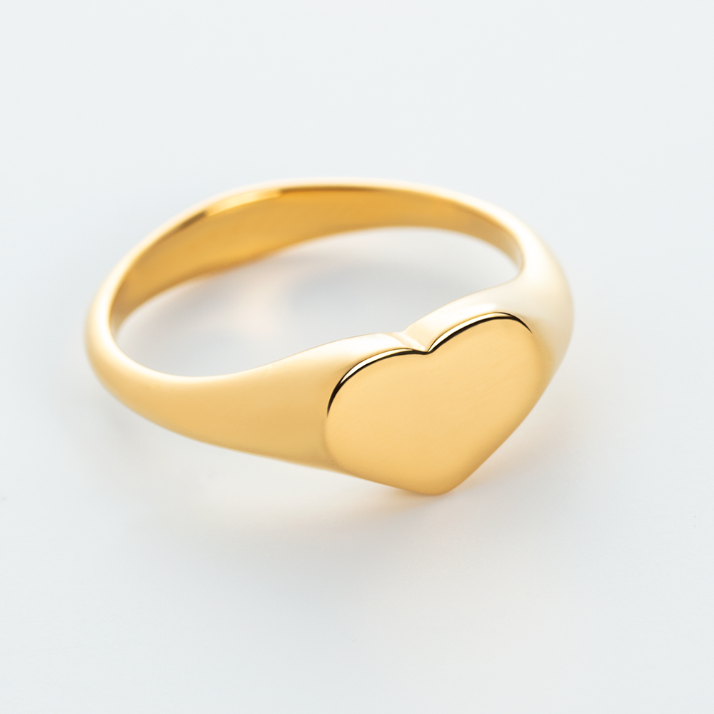 Heart Ring Gold
