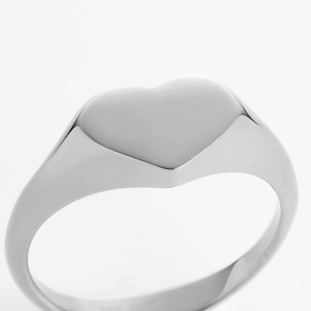 Heart Ring Silber