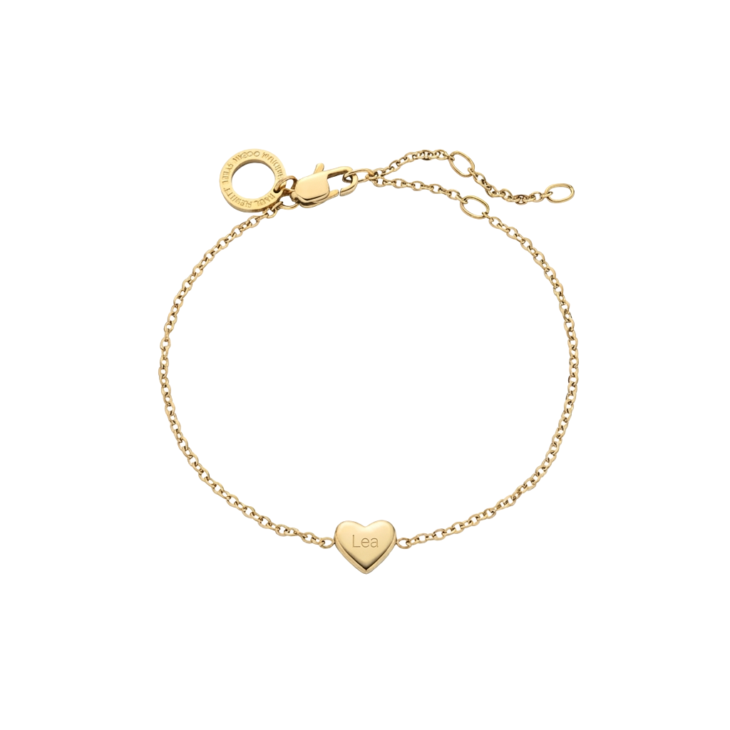 Heart Armkette Gold