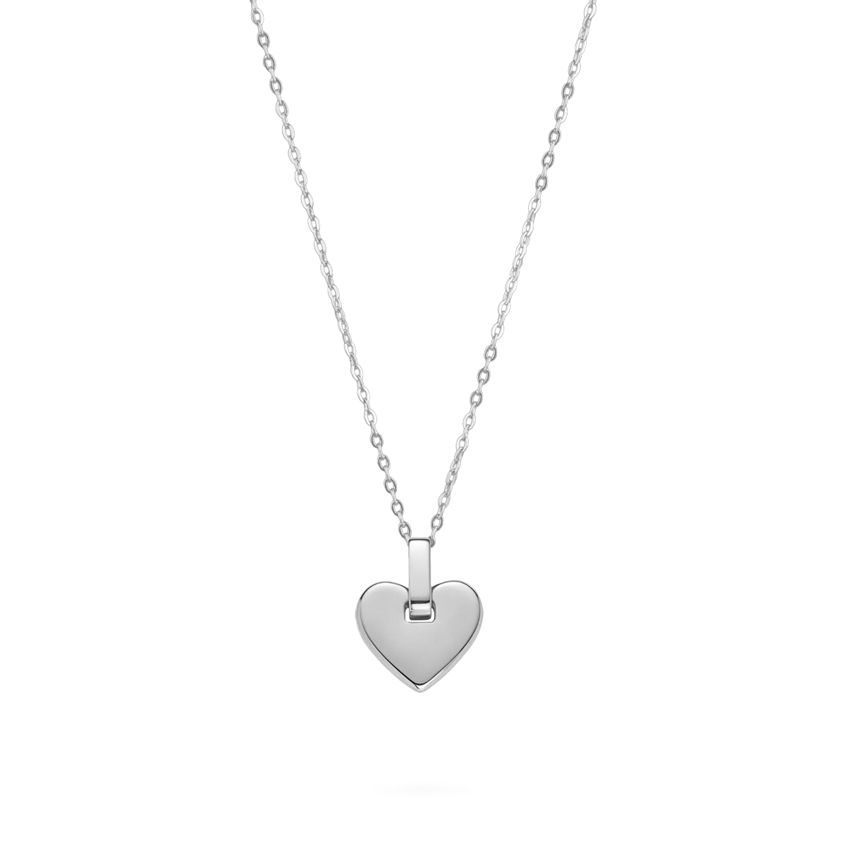 Heart Halskette Silber