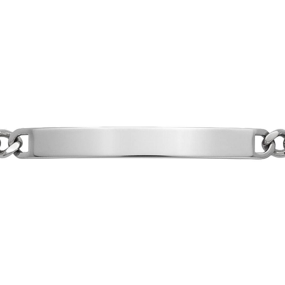 ID bracelet silver