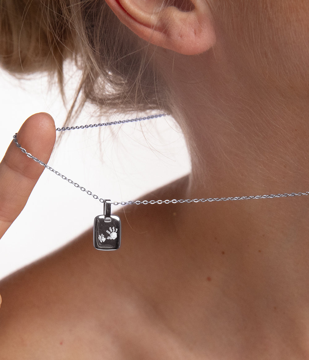 Plate Collier Argent