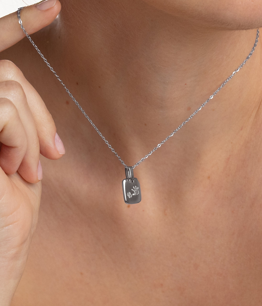 Plate Collier Argent