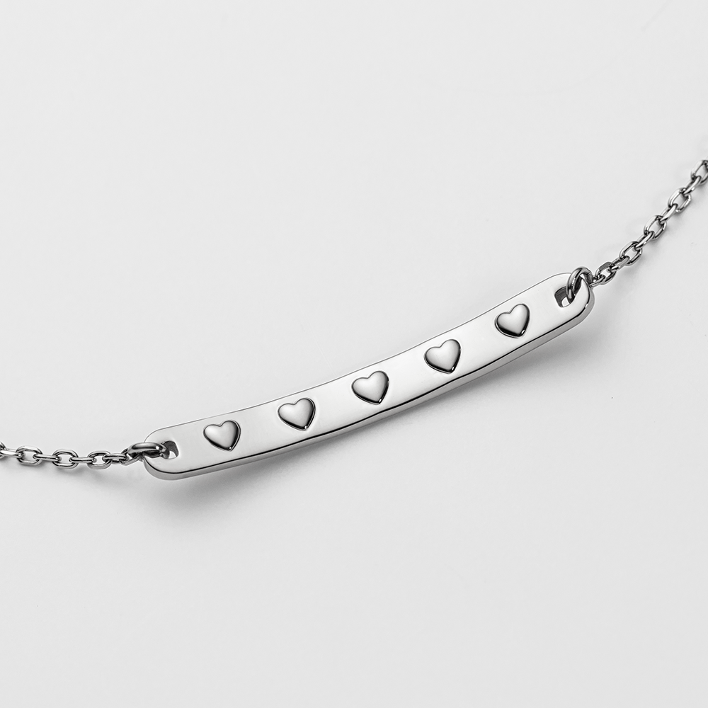 Loveprint Armkette Silber