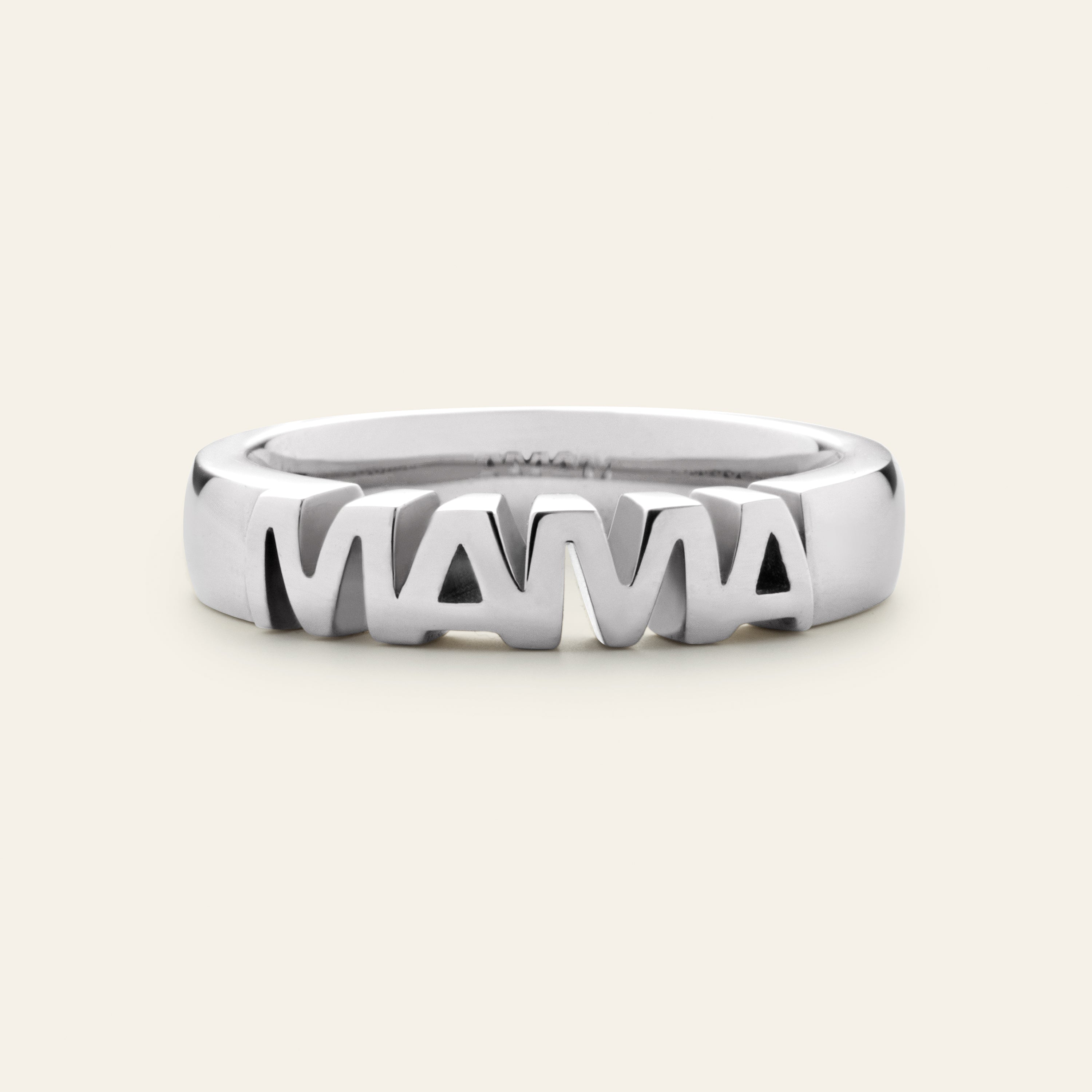Mama Ring Silber