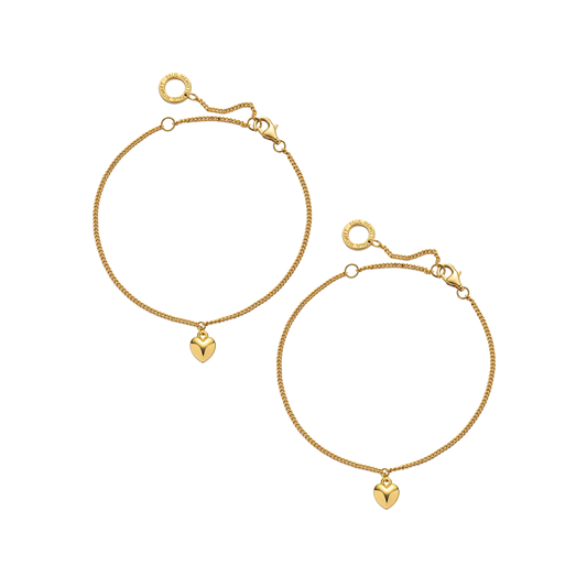 Ocean Heart Mama Set Gold