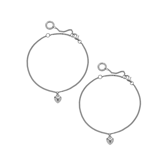 Ocean Heart Mama Set Silber