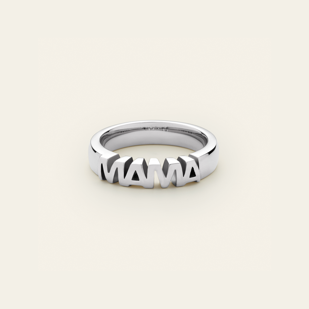 Mama Ring Silber