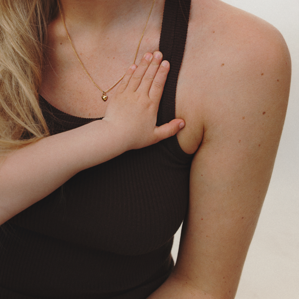 Ocean Heart Halskette Gold