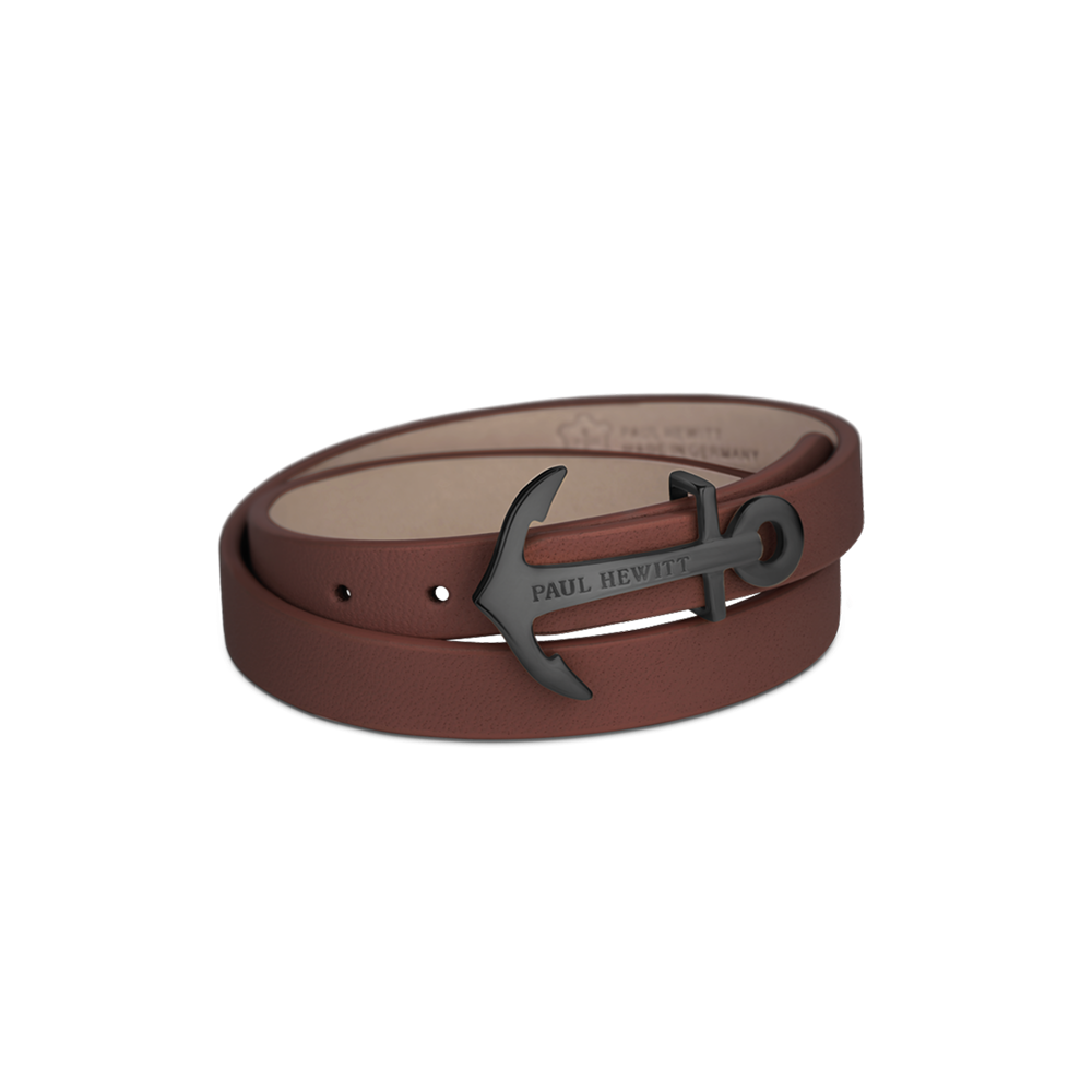 North Bound Black Brown Wrap Bracelet