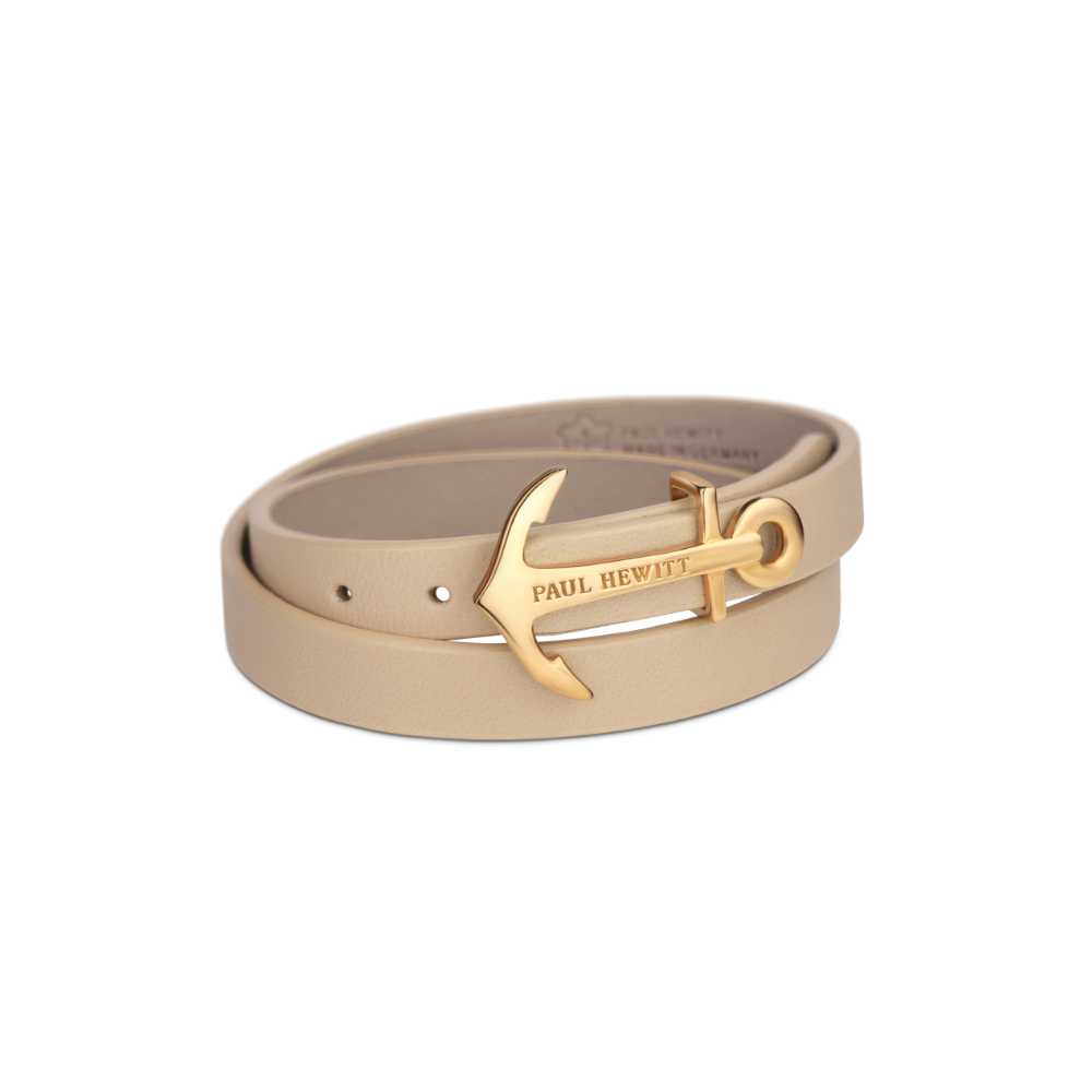 Wickelarmband North Bound Gold Hazelnut