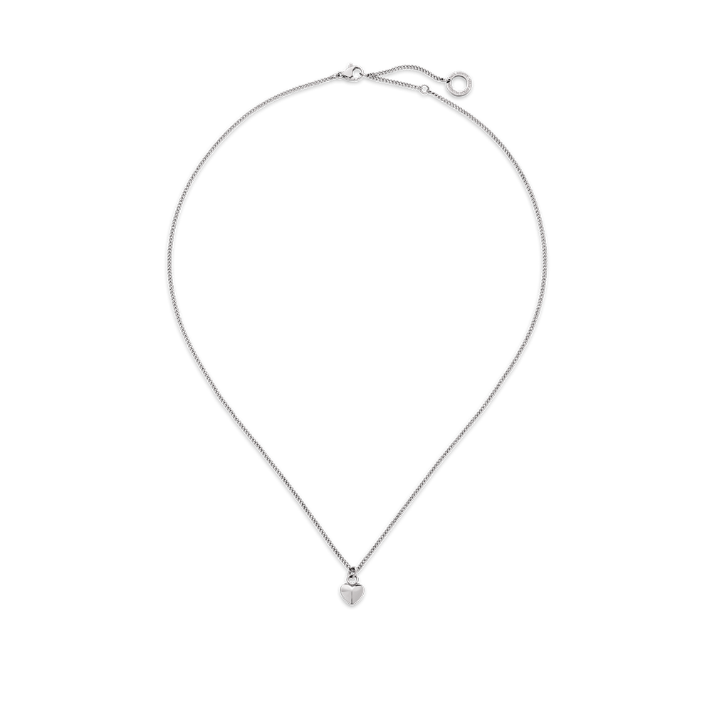 Ocean Heart Halskette Silber