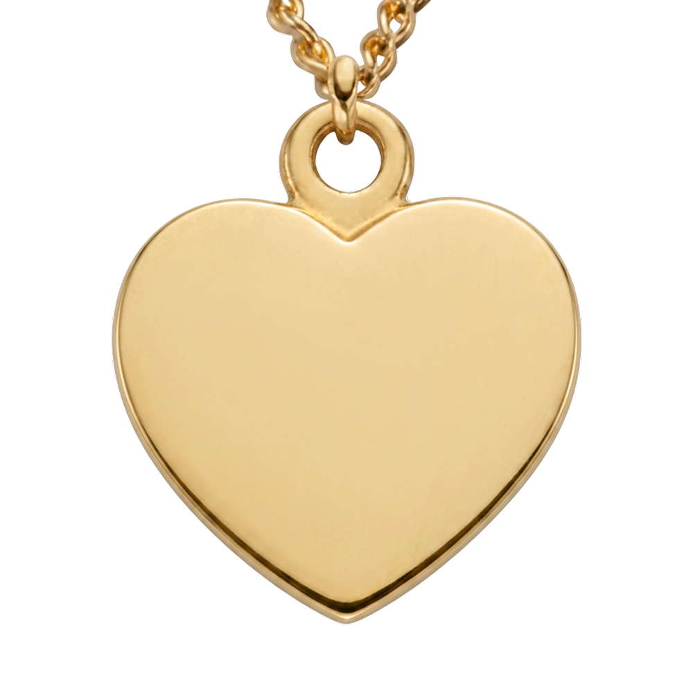 Ocean Heart Collier Or