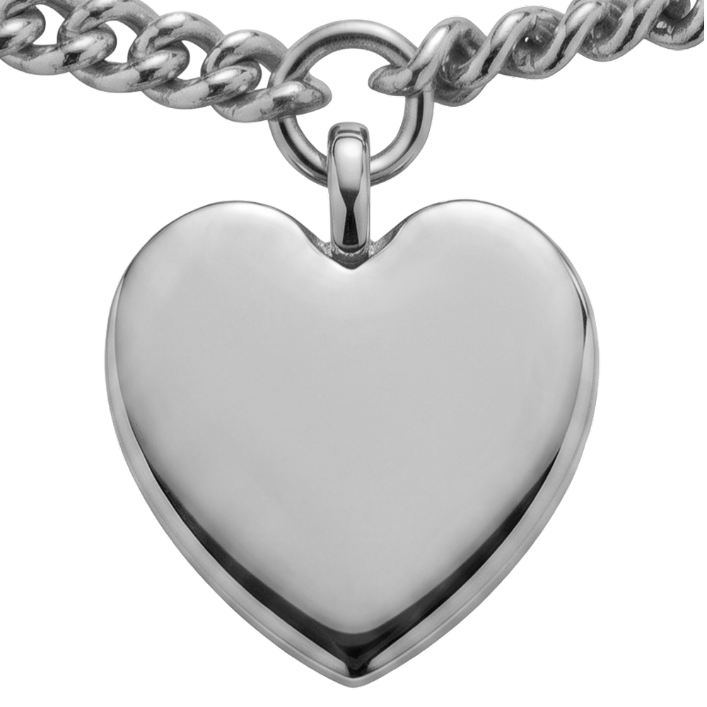 Ocean Heart Bracelet Argent