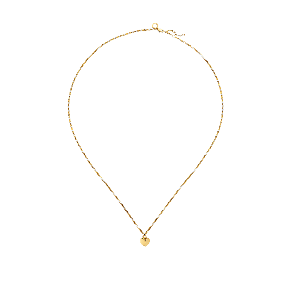 Ocean Heart Halskette Gold