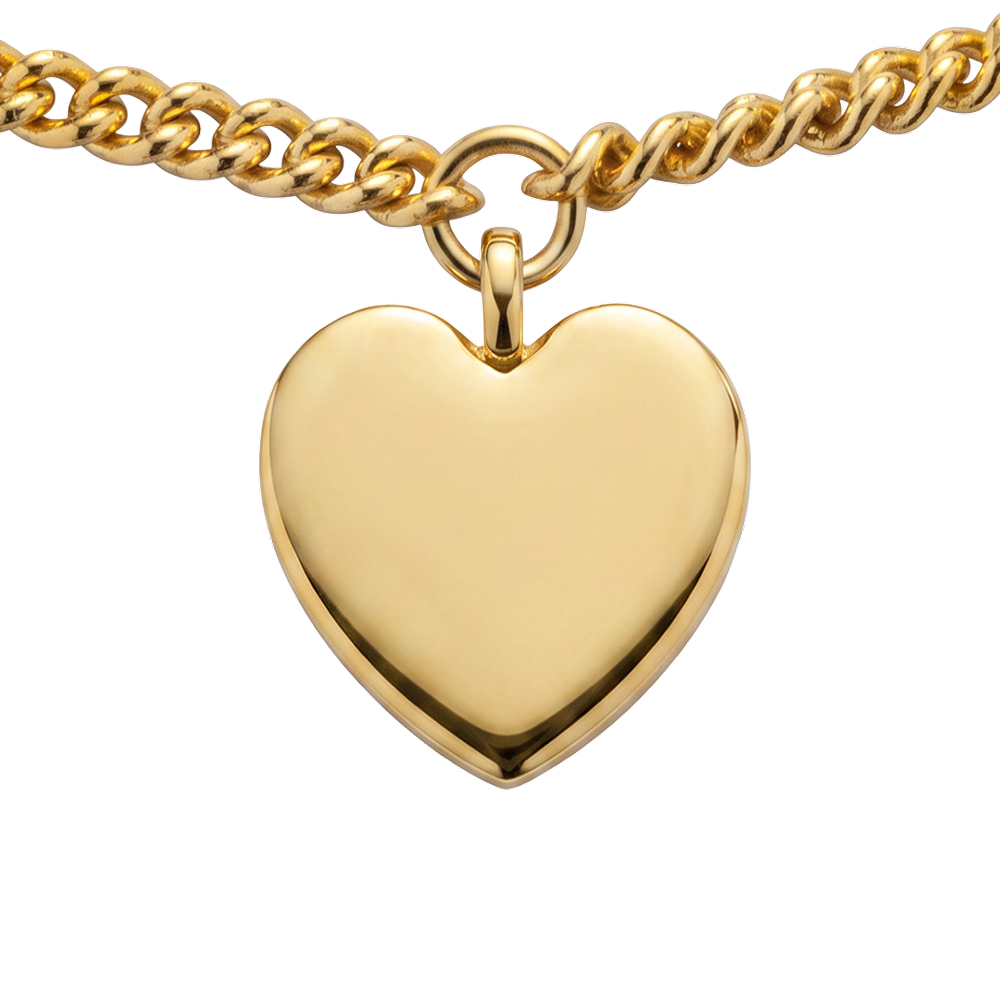 Ocean Heart Mini Bracelet Gold