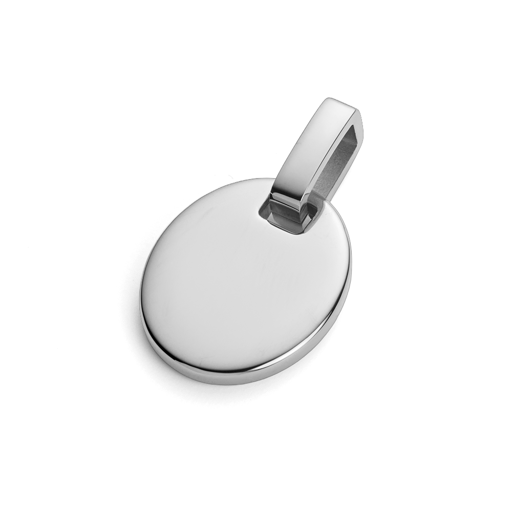Oval Halskette Silber