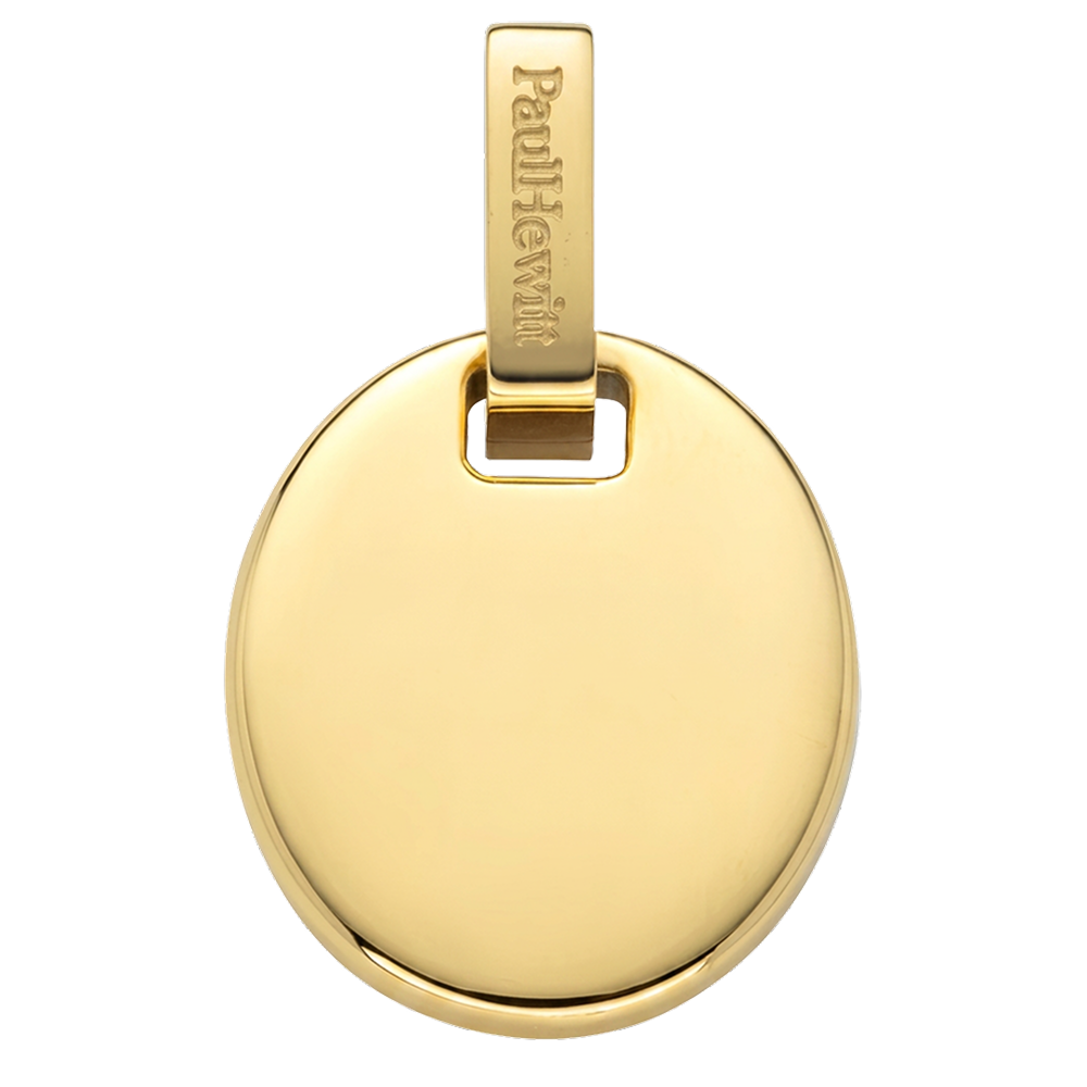 Oval Halskette Gold