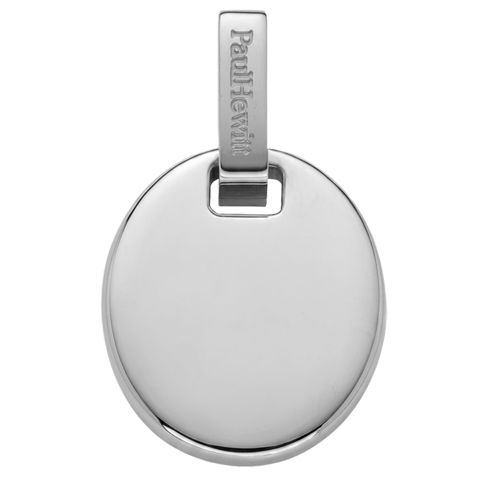 Oval Pendant Argent