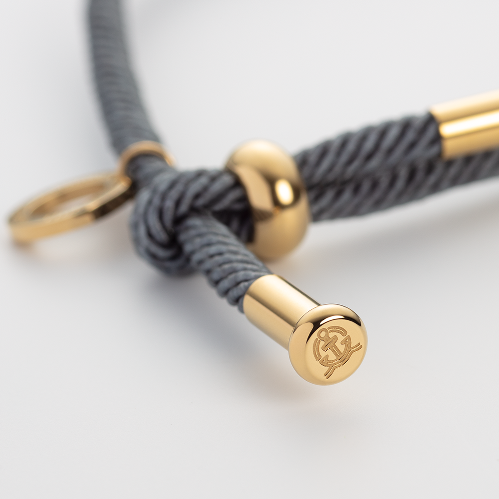 Vitamin Sea Armband Gold Grau