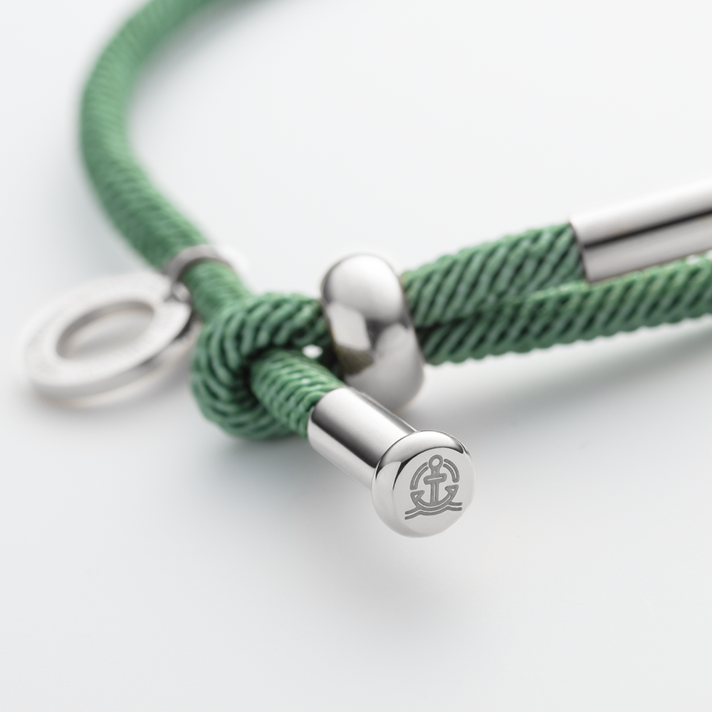 Vitamin Sea Armband Silber Blaugrün