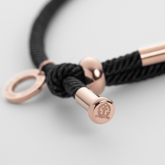 Vitamin Sea Bracelet Rose Gold Black