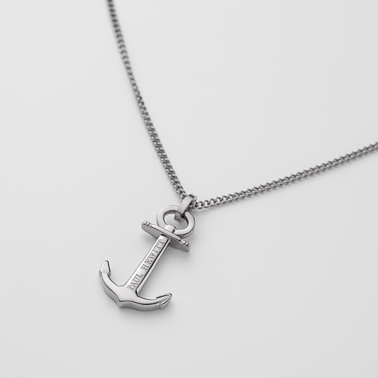 The Anchor Necklace Silver