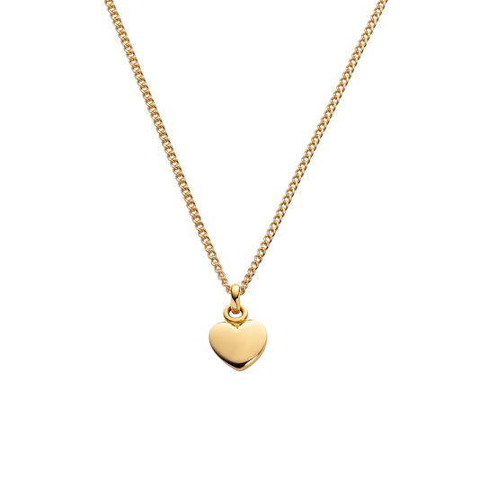 Ocean Heart Necklace Gold