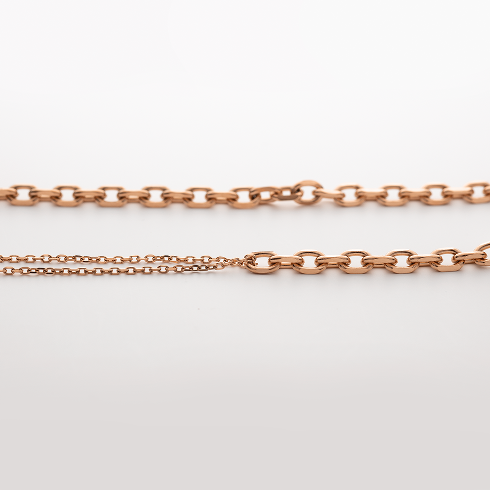 Treasures of the Sea Duo Halskette Roségold