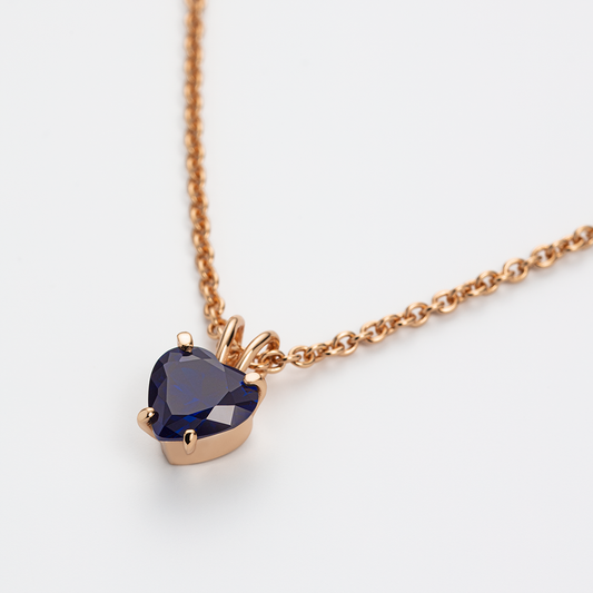 Heart of the Sea necklace rose gold