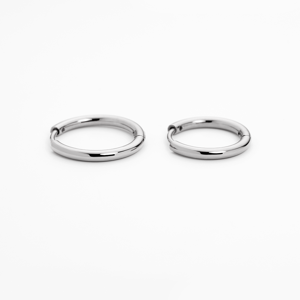 Treasures of the Sea Hoops Set Silber