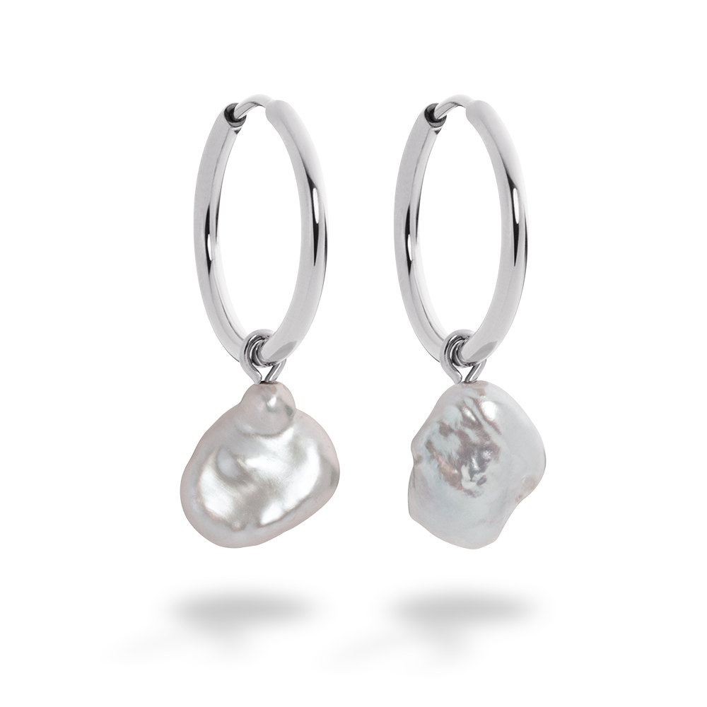 Treasures of the Sea Pearl Ohrring Silber