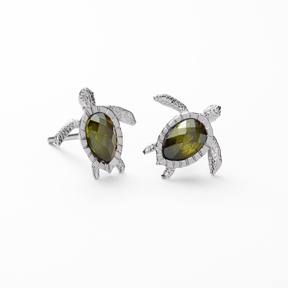 Turtle Ohrring Silber